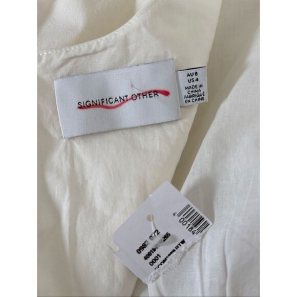 Significant Other Astryd Floral Stretch-Cotton Minidress US size 4 - Picture 11 of 12